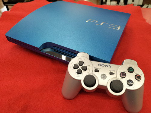 Sony ps3 console splash - console, blu